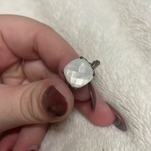 Discontinued Pandora mother of pearl ring